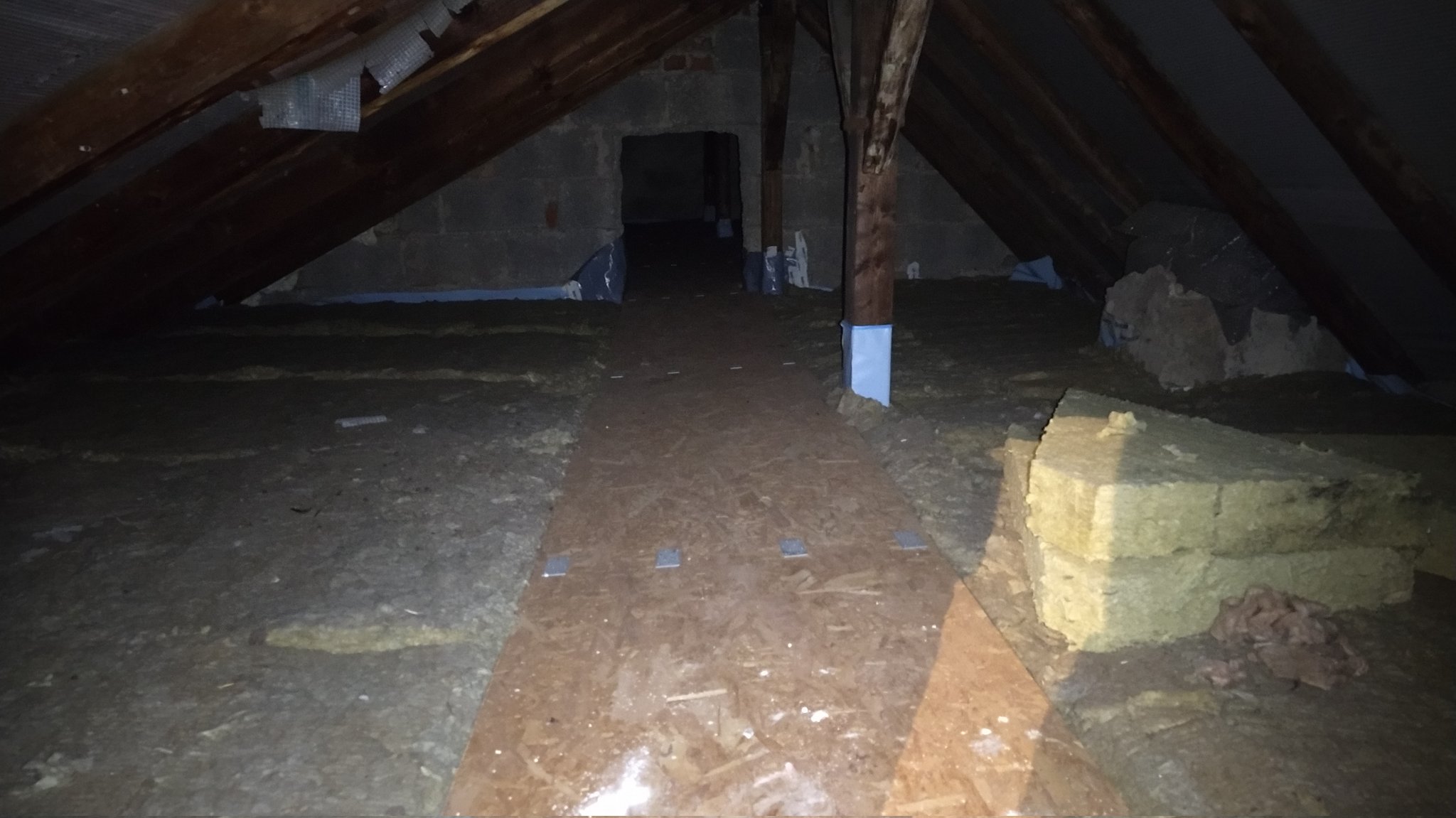 Dämmung der oberen Geschossdecke