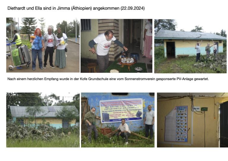 Wartungsarbeiten in Jimma (Äthiopien)