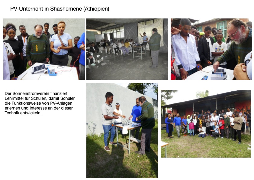 PV-Unterricht in Shashemene